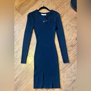 Michael Kors Navy Blue Sweater Dress Size S